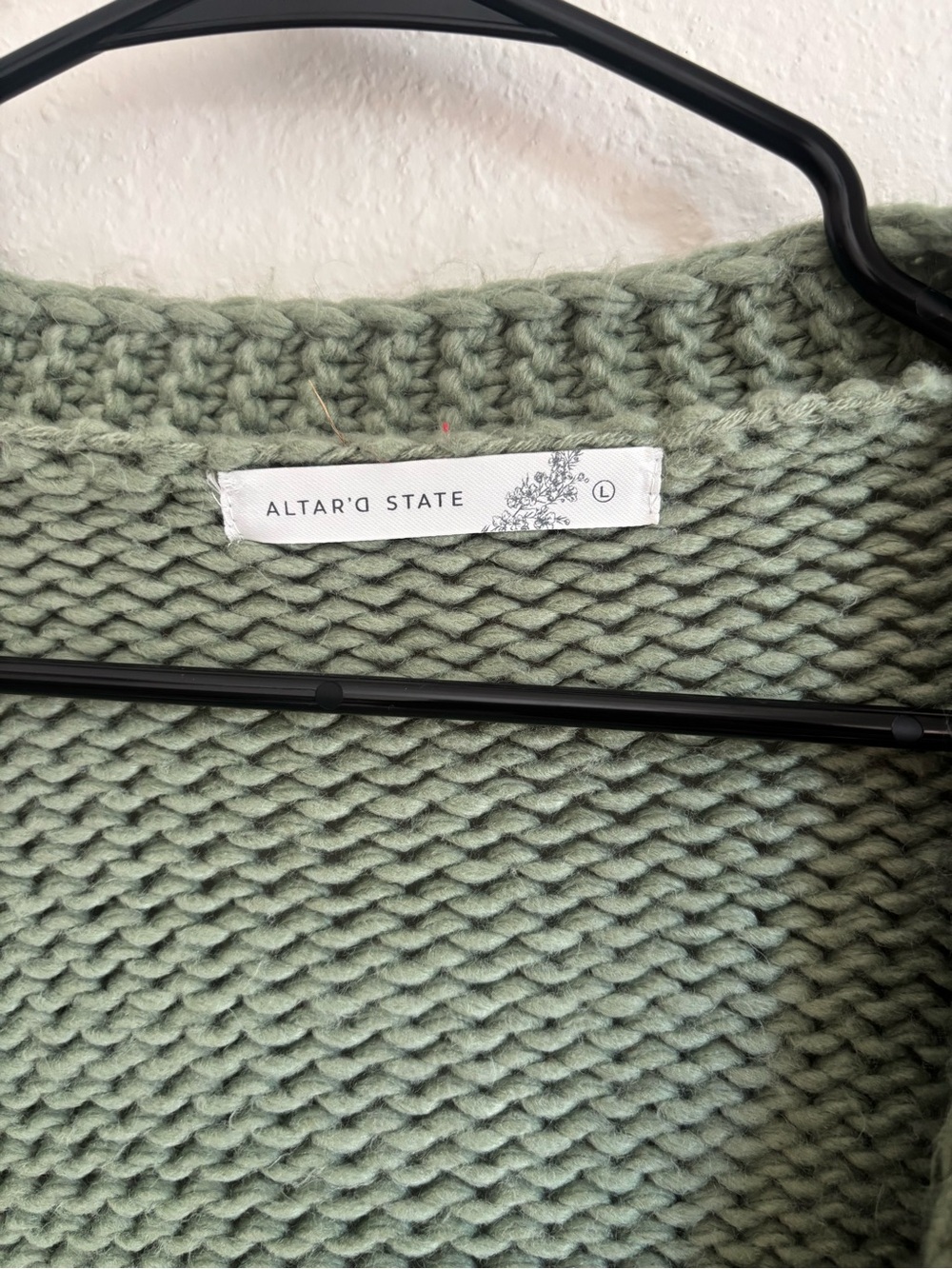 Altar'd State Green Daisy Cardigan - Picture 4 of 5
